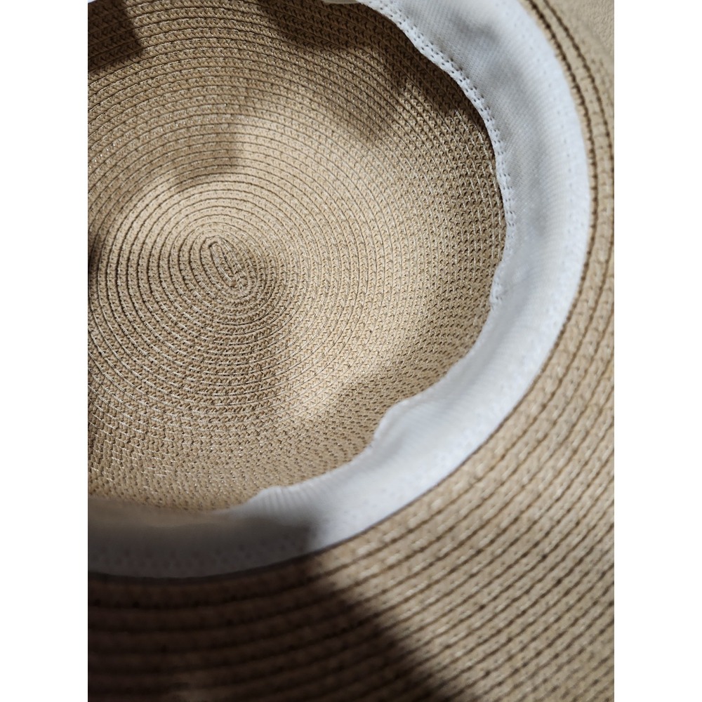 Wide Brim Floppy Summer Sun Beach Hat Derby Vacation elegant paper weave black - Picture 13 of 16